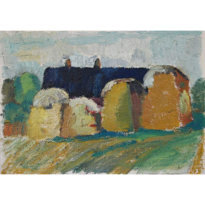 Vintage Original Fine Art Oil Painting Landscape 1950/60